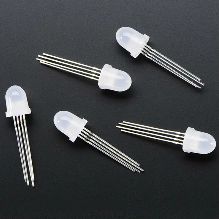 Светодиодный чип APA106 F8mm задний свет полный цвет Круглый шлем 8 мм RGB встроенный