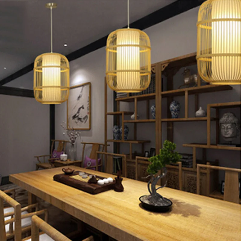 Новая китайская подвеска дзен лампы ресторан балкон фонари японская кухня