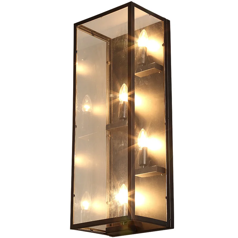 Винтажный настенный светильник в стиле индастриал старинная лампа Эдисона лофт