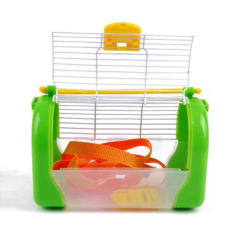 Портативная прозрачная пластиковая клетка для животных путешествий маленький