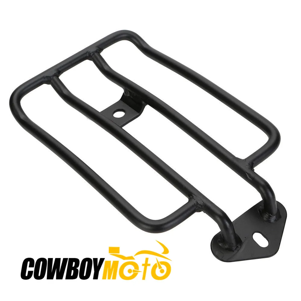 Черный мотоцикл Solo сиденье багажная стойка для Harley Sportster XL 883 1200 XL883 XL1200 2004-2019 2014 2013