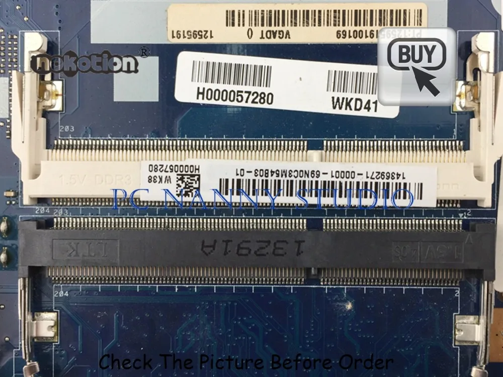 PCNANNY H000057280 для Toshiba S55D Материнская плата ноутбука A10-5745M 2 1 ГГц DDR3 Протестирована |