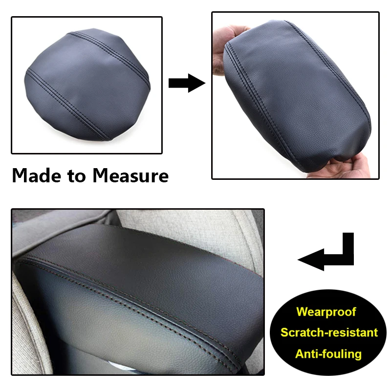 Кожаный Автомобильный центральный подлокотник AX из микрофибры чехол для