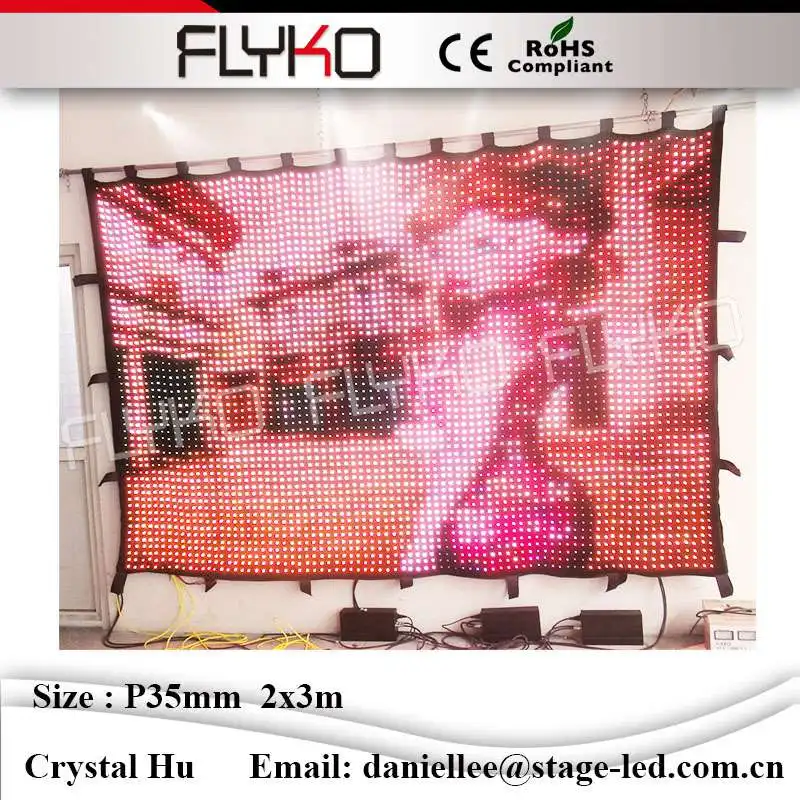 Led видео занавес играть Прекрасный озорной мультфильм и полный Сексуальные