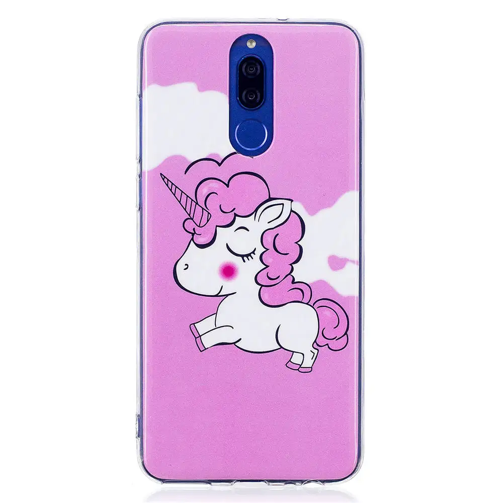 Светящиеся Чехлы Коврики 10 Lite Мягкие TPU силиконовый IMD Глянцевая задняя для HUAWEI RNE