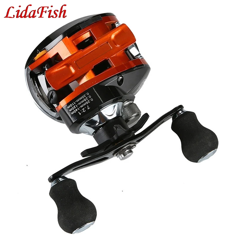 

Best Right or Left Baitcasting Reel 12BBs 7.2:1 Carp Fishing Reel 8KG Max Drag