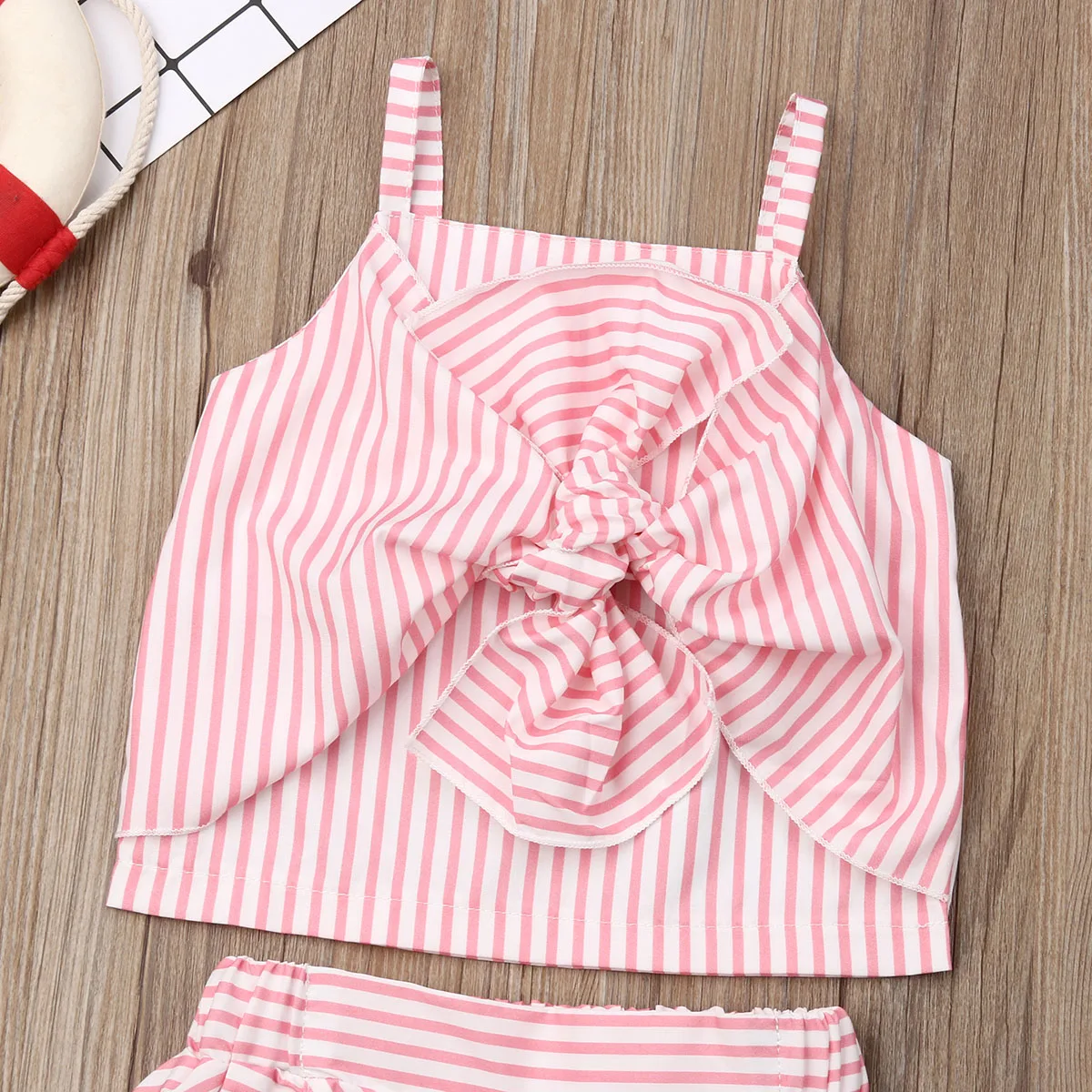 Комплекты одежды из 2 предметов для маленьких девочек летний комплект: Топ в