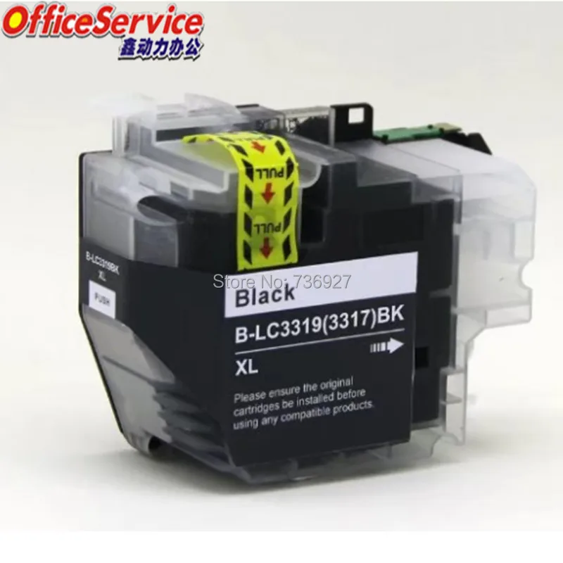 1 черный LC3319 LC3317 LC3319XL Совместимый картридж для брата MFC-J5330DW J5730DW J6530DW MFC-J6730DW MFC-J6930DW
