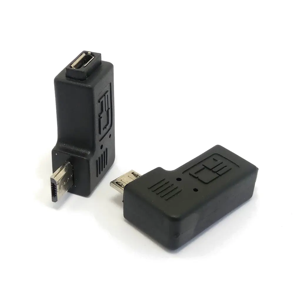 Новый мини кабель Usb 2 0 Мама микро папа usb Удлинительный 90 градусов левый и правый