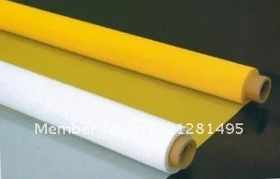 Бесплатная доставка 1 метр желтая полиэфирная шелкотрафаретная печать сетка 100T