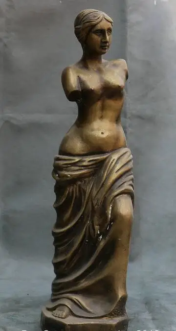 14 &quotАнтичный китайский Бронзовая королева любви Греческая богиня статуэтка