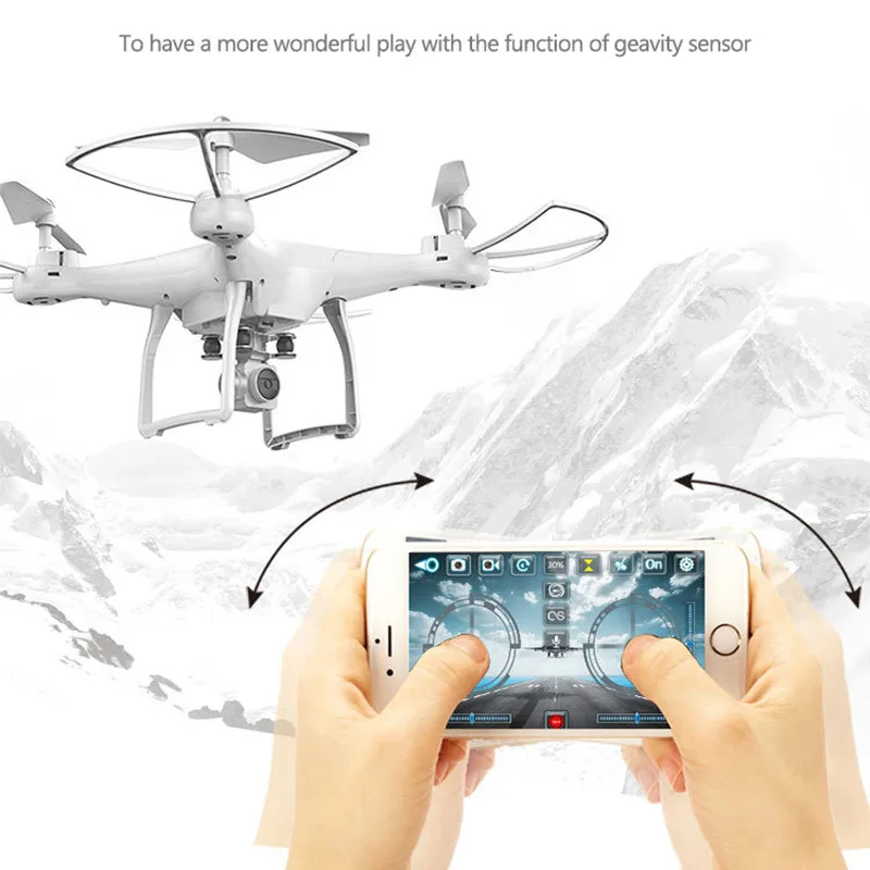 Высокое качество X10 Радиоуправляемый Дрон 2 4 ГГц Квадрокоптер камера WIFI FPV