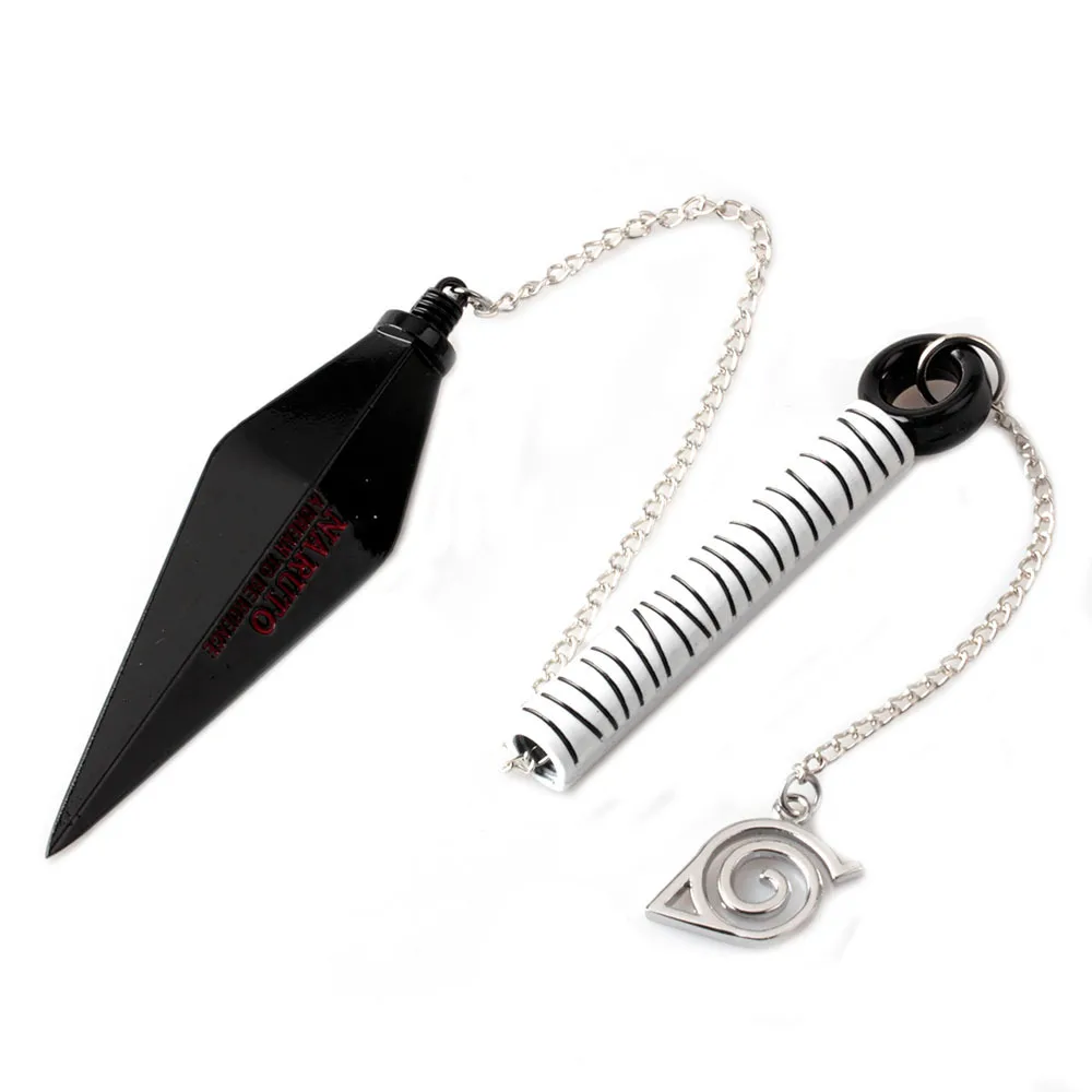 17cm Large Size Naruto Namikaze Minato Mrs Assad Knife Weapon Model Detachable With Chain Alloy Keychain Charms Keyring Gift | Украшения и