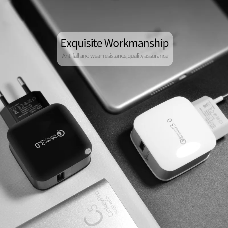 USB Charger for huawei Universal Quick Charge 3.0 30W Fast Mobile Phone p10 p20 lite samsung s8 S9 A8 2018 | Мобильные телефоны и