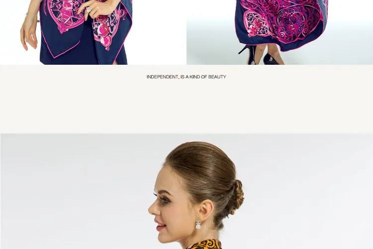 Саржевый Шелковый женский шарф, европейские квадратные шарфы с принтом «Тысяча и одна ночь», 130*130 см, высокое качество, подарок, роскошная брендовая шаль