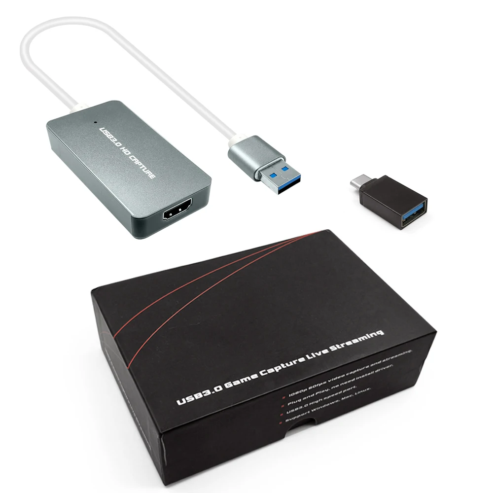 Карта видеозахвата USB 3 0 1080P HDMI для записи игр в прямом эфире PS3 PS4 XBOX ONE конференц