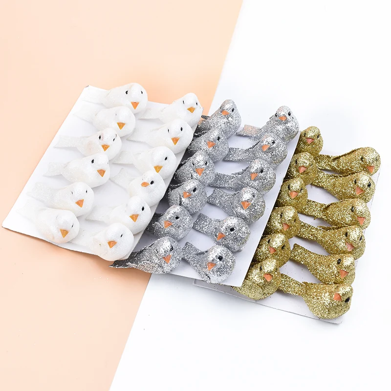 12 шт. искусственные разноцветные растения из пены | Дом и сад