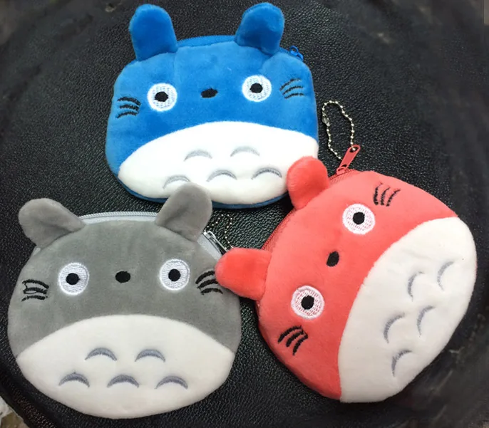 10 см плюшевый мягкий Мой сосед Тоторо Мини Kawaii игрушечный брелок милый Кошелек