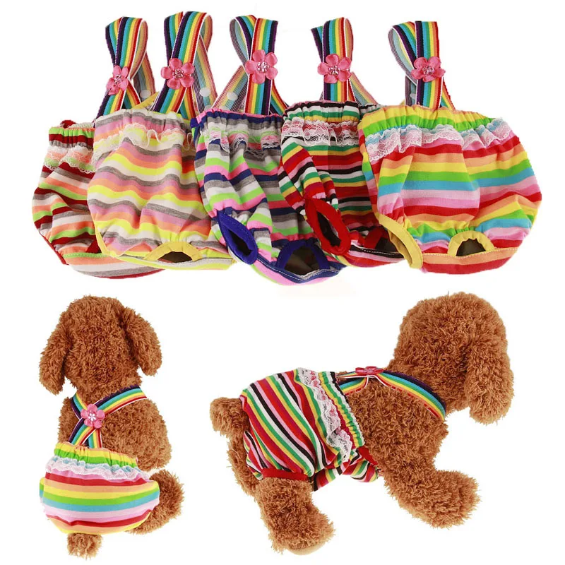 Маленькие симпатичные трусики для домашних животных женское нижнее белье