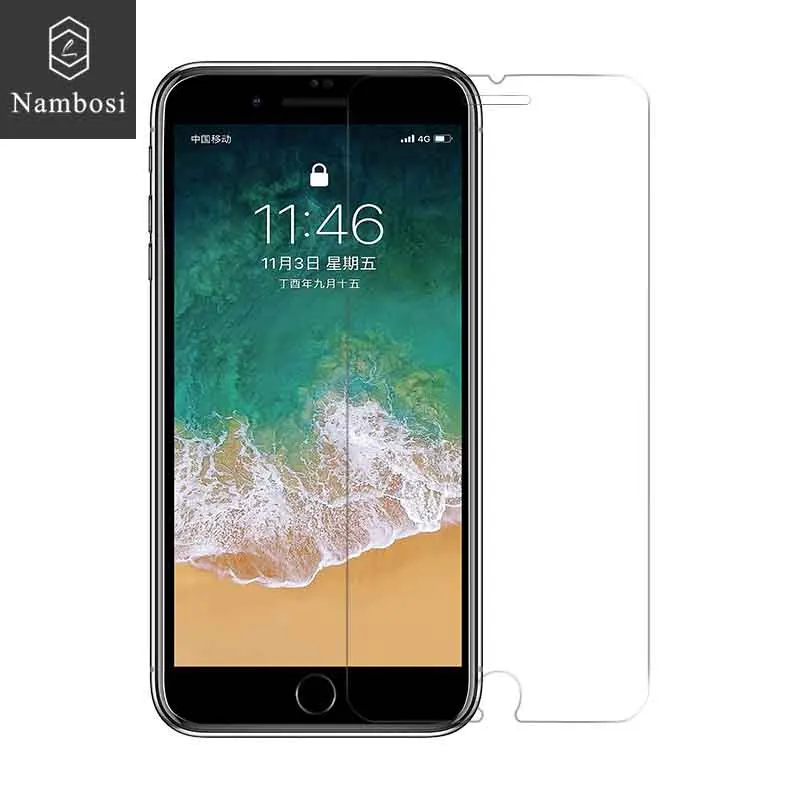 Nambosi 3 шт./лот 9H закаленное стекло для iPhone 7 8 6 6s SE 5S Защита экрана Plus 【High Definition