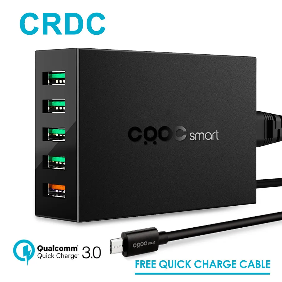 CRDC для Qualcomm quick charge 3 0 5 Порты смарт мобильный телефон Зарядное устройство
