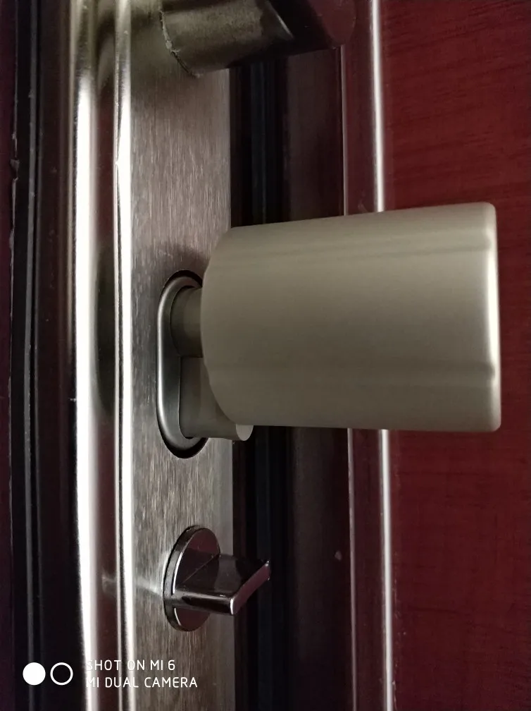Mijia Aqara практичная Противоугонная защита сердцевина дверного замка противозаконная разблокировка Автоматическая сигнализация приложение сигнализация замок Ядро 5mKey