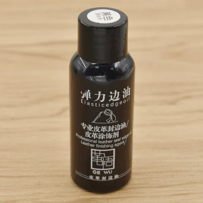 Black 30 мл набор кожаных красок для рукоделия, краев кожи, краев, масляных краев, красителей, профессиональная краска, жидкие товары для рукоделия - Цвет: Black