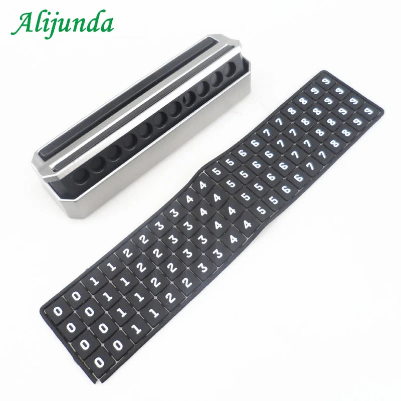 Car Temporary Parking Card Mobile Number Hidden Replacement Sticker for Chery EMGRAND Geely Vision SC7 MK CK Cross | Автомобили и