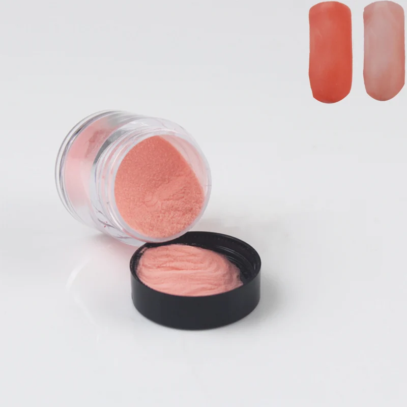 orange 012 Nail Art forpretty акриловый пигмент погружающийся порошок Cameleon цвет Dip система хамелеонпигмент Unhas эффект поставки термокромический - Цвет: orange 012