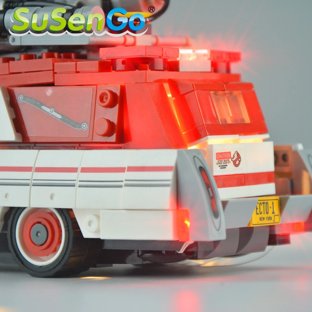 SuSenGo светодиодный светильник комплект для 75828 Ecto 1 & 2 Ghostbusters совместим с