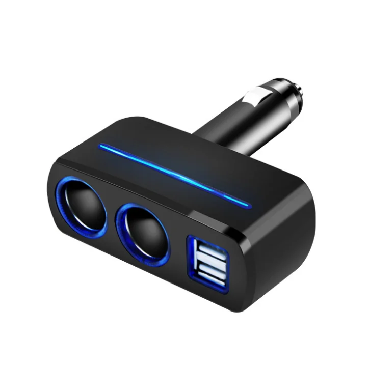 12 В-24 В автомобильный разветвитель прикуривателя Plug светодиодный USB Зарядное