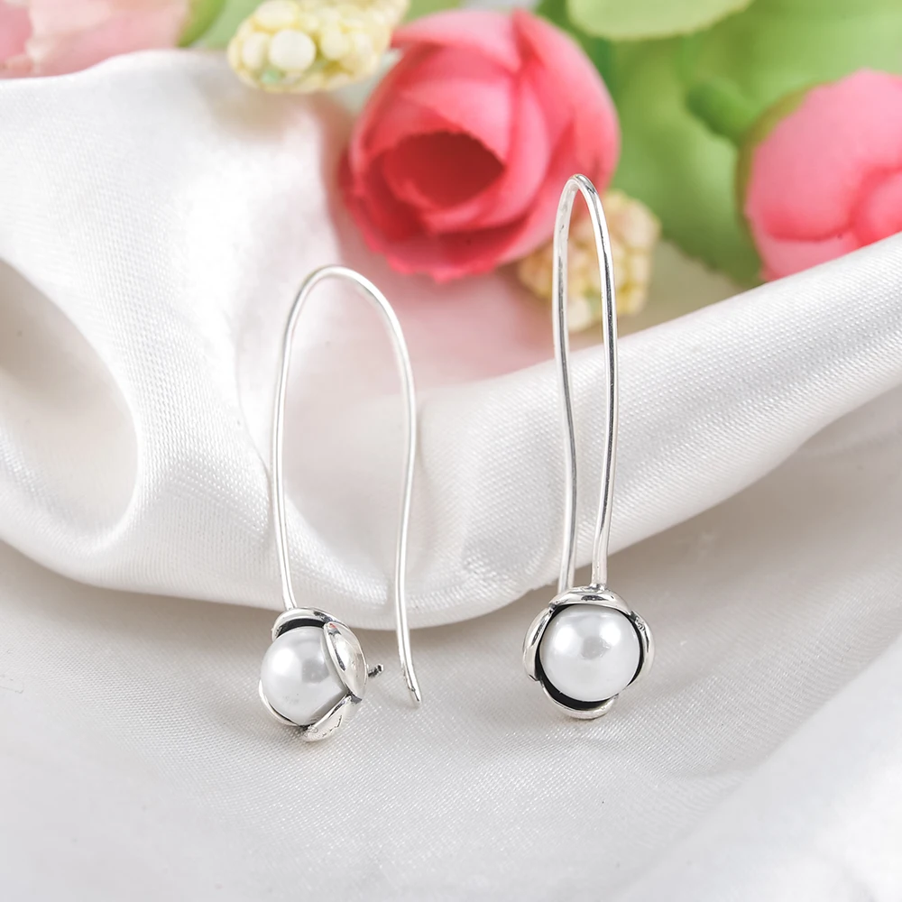 LZESHINE Lxury Jewelry Новинка весны коллекция 925 стерлингового серебра с жемчугом длинные