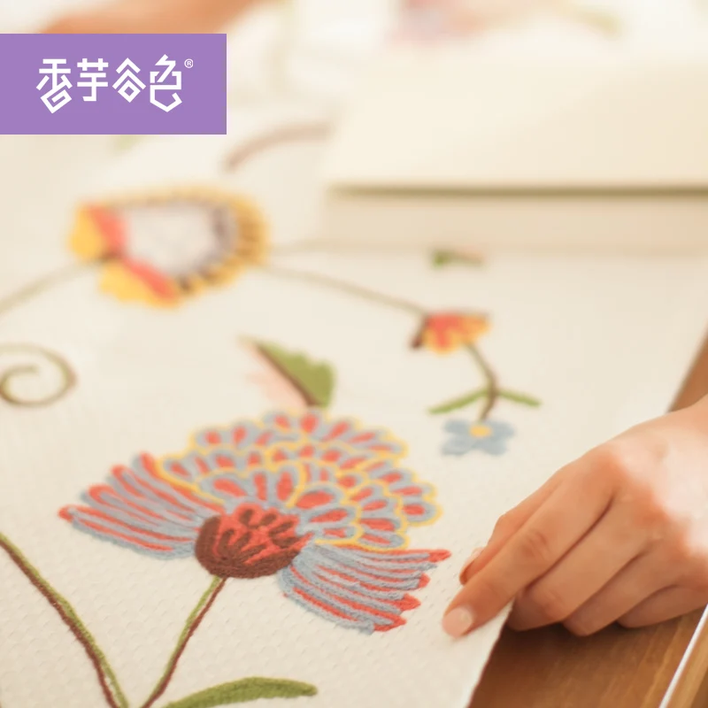 С китайской вышивкой ручной работы настольная дорожка s для свадьбы Национальный