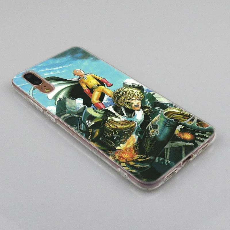 Хит продаж мягкий силиконовый чехол с аниме отбеливателем One Punch Man для Huawei P30 P20 P10