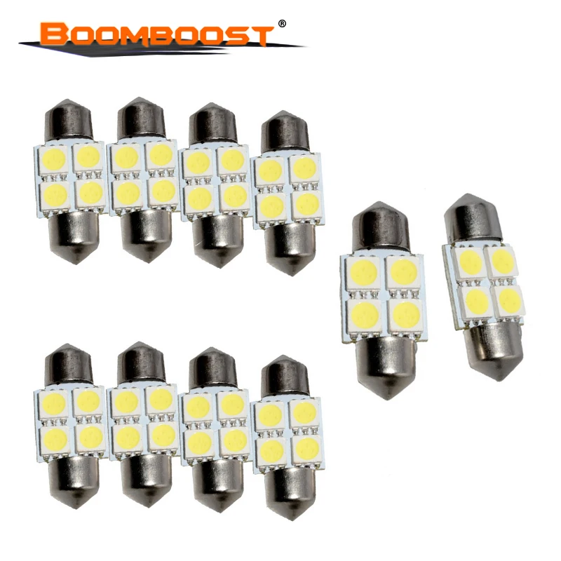 12V светодиодный 31mm C5W Festoon Dome новый продукт светильник лампы автомобильный 4SMD