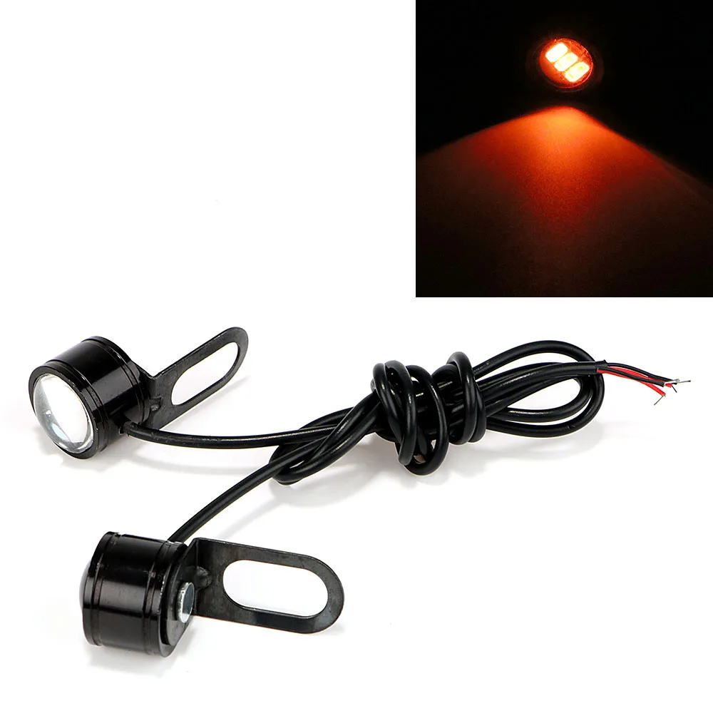 LEEPEE DRL Дневной светильник 2 шт. AC/DC 12V мотоцикл орлиный глаз противотуманная фара