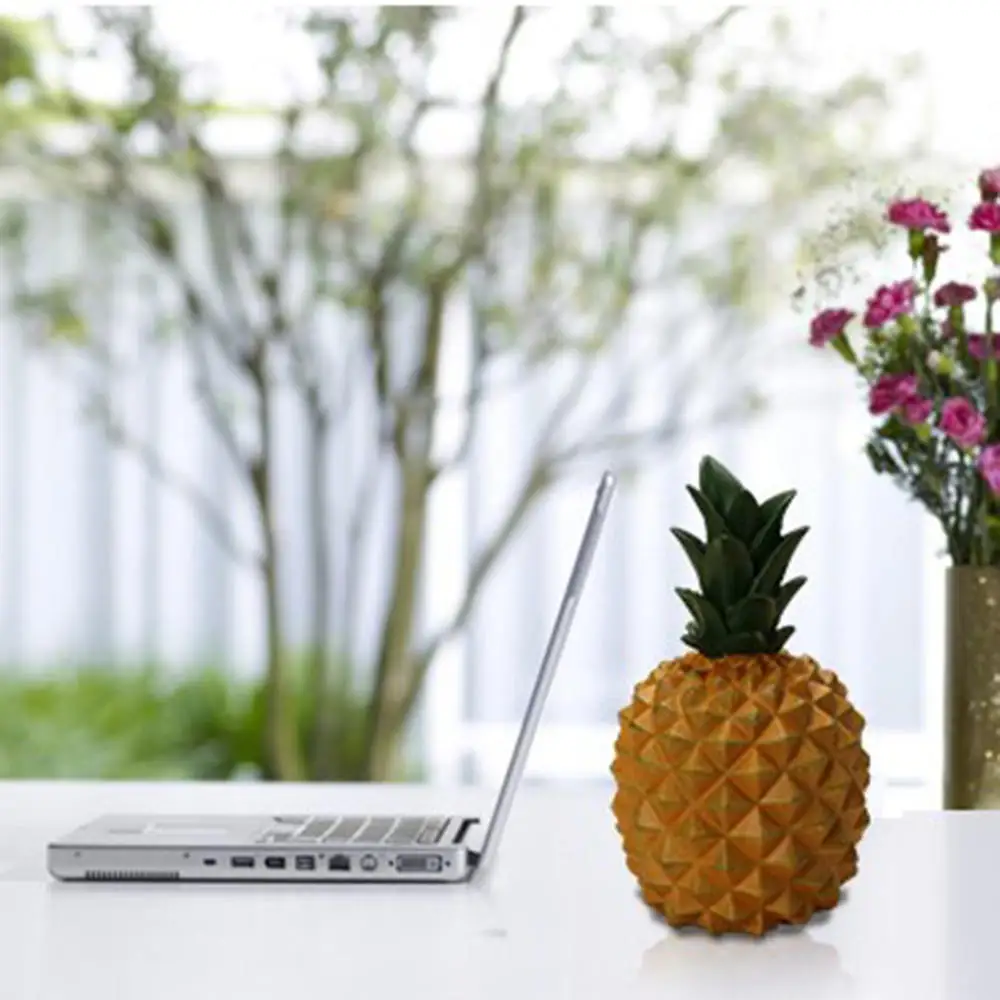 

Resin Pineapple Nordic Modern Pineapple Figurines Ornaments Cute Gift Wine Cabinet Desktop Home Decoration Ins Crafts Gifts