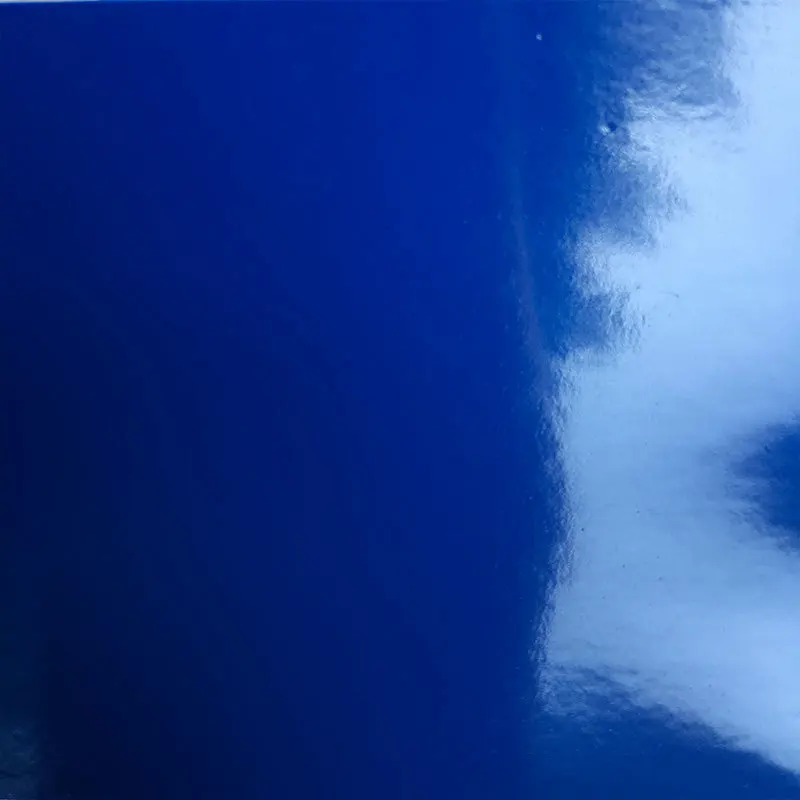 Deep Blue Наклейка на мотоцикл, виниловая клейкая супер глянцевая фортепианная черная пленка с воздушным пузырьком, наклейка на крышу автомобиля - Название цвета: Deep Blue