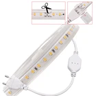 Светодиодный ленточный светильник 220 в 240 В SMD 2835 водонепроницаемая гибкая светодиодная лента 120 светодиодовм мягкий светильник Холодный белыйнатуральный белыйтеплый белый без свинца