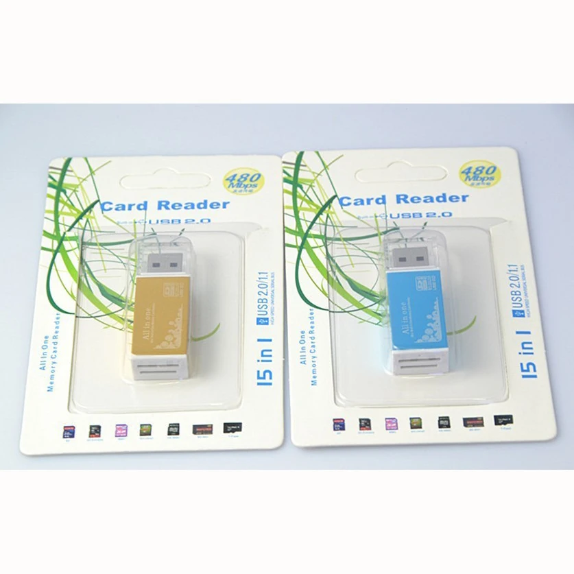 Смарт все в одном кард-ридер мульти в 1 кард-ридер SD/SDHC, MMC/RS MMC, TF/MicroSD, MS/MS PRO/MS DUO, M2 кард-ридер оптом TF