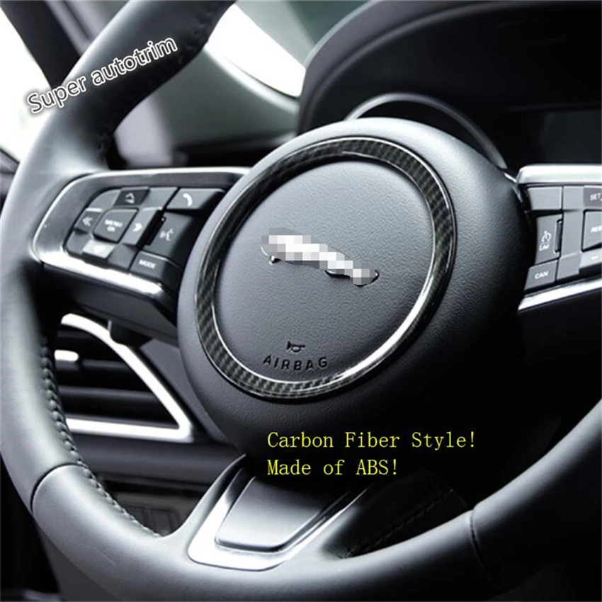 Lapetus ABS руль обод для колеса Крышка отделка 1 шт. подходит Jaguar XE XF 2016 2017 2018 2019