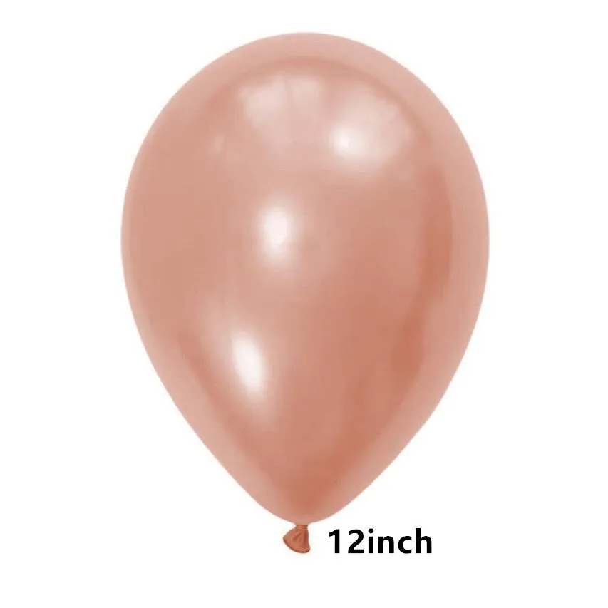36 pcs/lot 16'' Happy Birthday Banner 12&quot Rose Gold Balloon 18inch Star Heart Foil Balloons String Decorations Set Supplies | Дом и