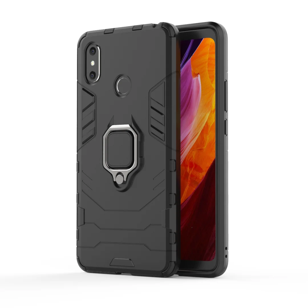 Гибридный Heavy Duty Броня телефон чехлы для Xiaomi Mi макс 3 Max3 противоударный 3D робот