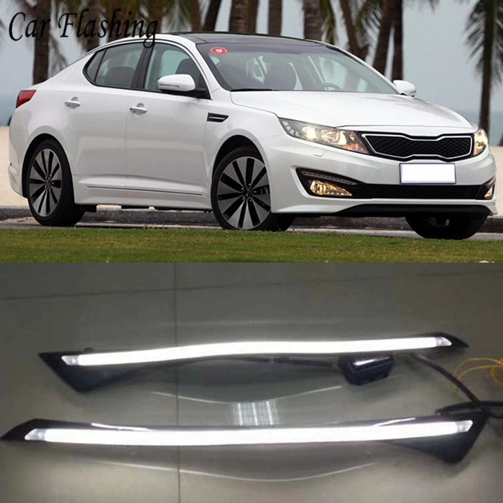 2 шт. автомобилей головной светильник светодиодный бровей дневные ходовые огни LED