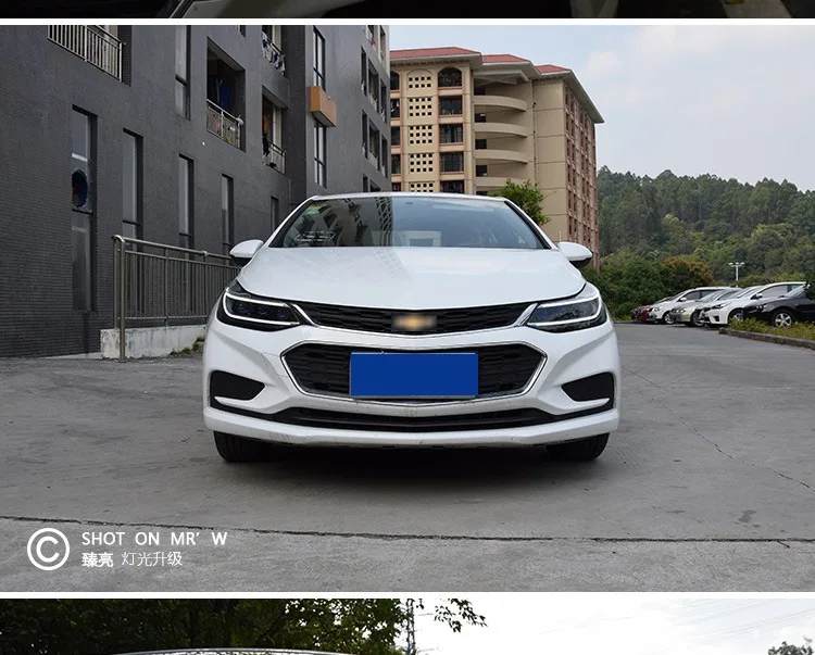 AKD автомобильный Стайлинг Головной фонарь для Chevrolet Cruze фары- все новые Cruze светодиодный фары DRL Hid Bi Xenon автомобильные аксессуары