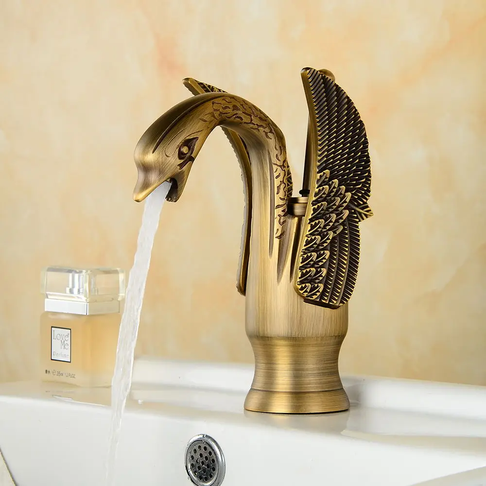 Смеситель Golden Swan ZR475 роскошный кран для ванной комнаты резьба в европейском стиле