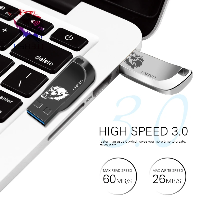 Usb флеш-накопитель 64 Гб/3,0 Металлический накопитель 32 ГБ Флешка 16 ГБ/8 ГБ/128 ГБ usb флешка подарок usb флэш-накопитель