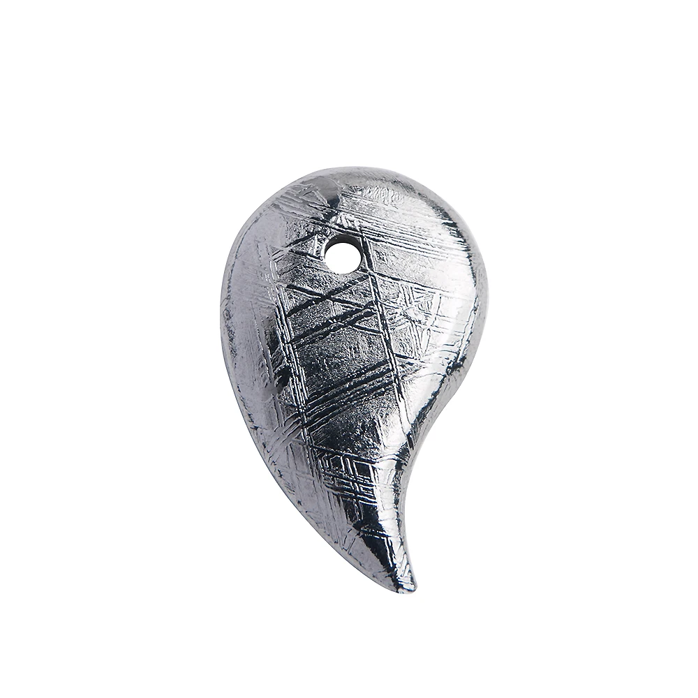 Genuine Natural Gibeon Iron Meteorite Silver Moldavite Pendants Women Necklace Magatama Dot Pendant 6-12g Drop Shipping | Украшения и