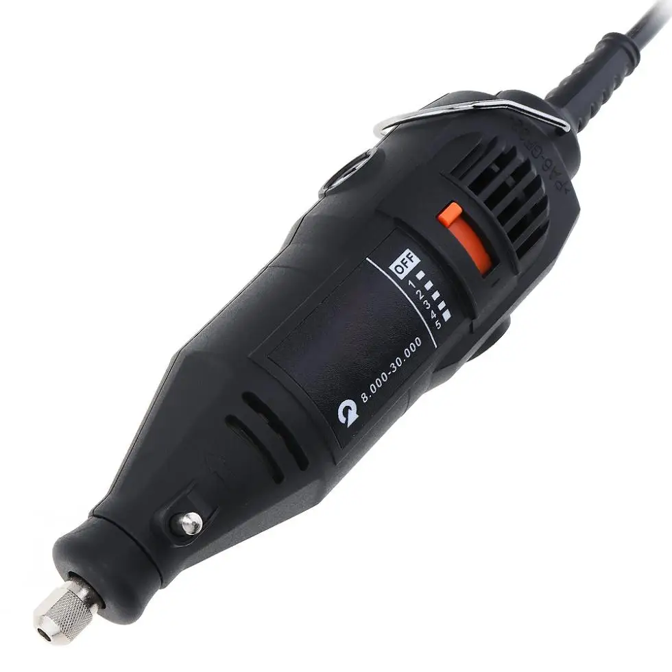 

6pcs/set 110V / 220V Mini Stepless Electric Grinder Machine with Carbon Brush and Rotary Grinding Head for Cutting Engraving