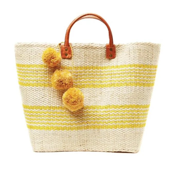 

European and American Chaozhou Handmade Bohemian Holiday Stripe Velvet Bag Holiday Beach Bag